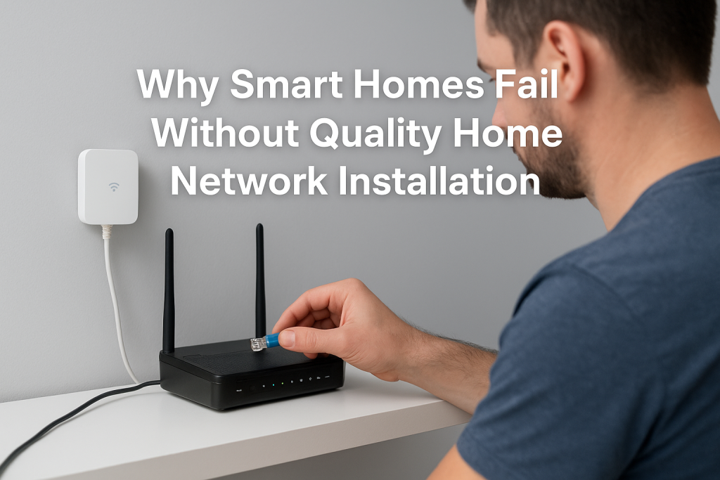 Why Smart Homes Fail Without Quality Home Network Installation